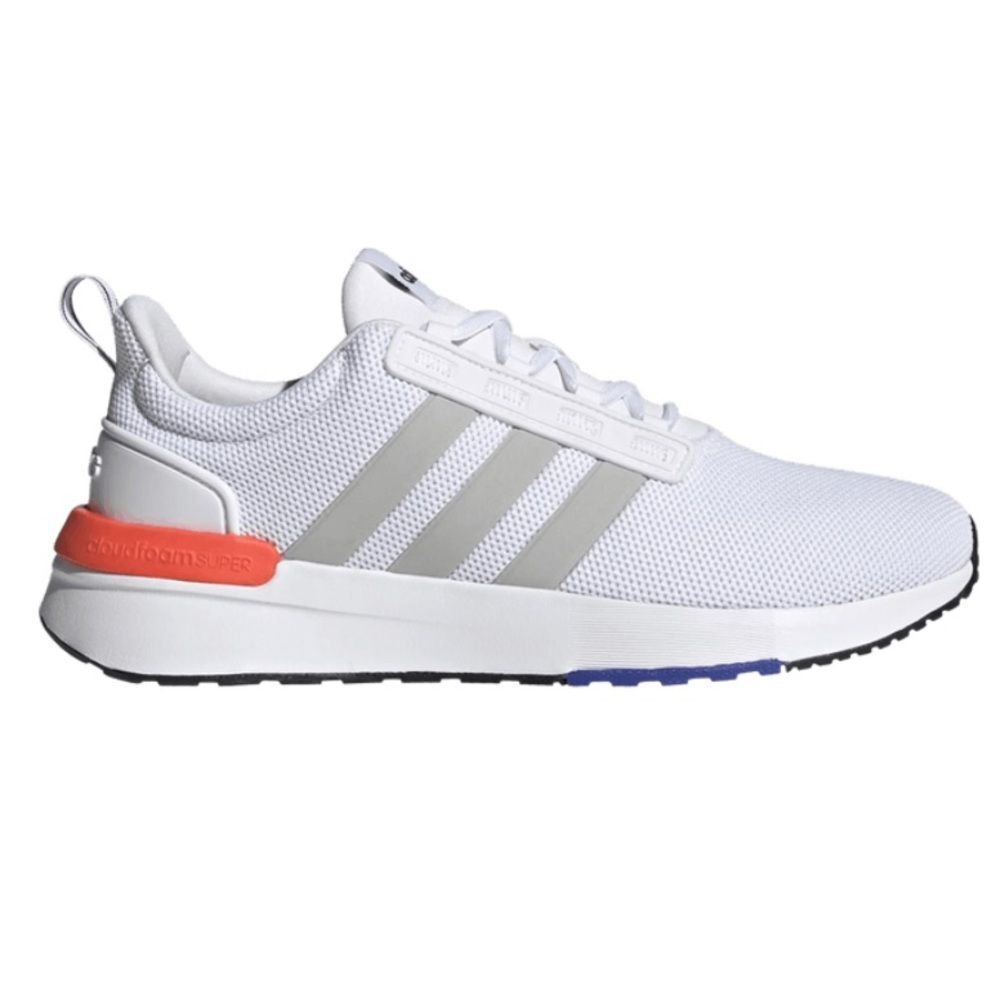 NWT Adidas Racer TR21 Men’s White Solar Red 11.5 with Box